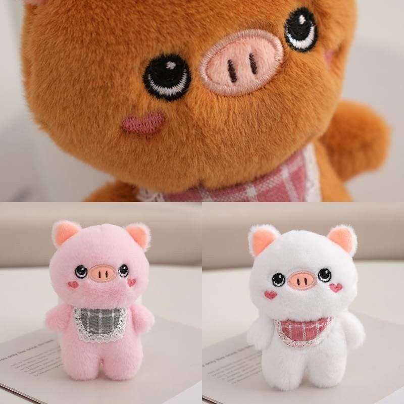 Delightful Pig Plush Keychain Pendant Piggy Stuffed Doll Wedding Souvenir Doll Gift