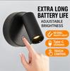 Hole-free rechargeable wall lamp, magnetic adjustable angle small spotlight, night light