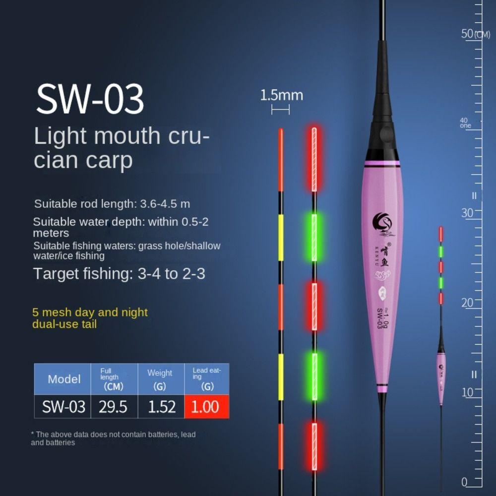 Led LED Electronic Fishing Float Glowing Electric Fishing  Bobber  Sea Fishing Accessories