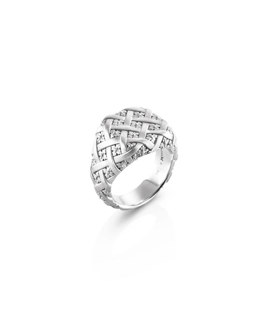 Trencadism Art Nouveau Ring Silver 925 Ring Hebe Anr12Plr (B Type)