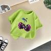 Children's Casual Short-sleeved T-shirt - Summer Girl's Cute Cherry T-shirt
