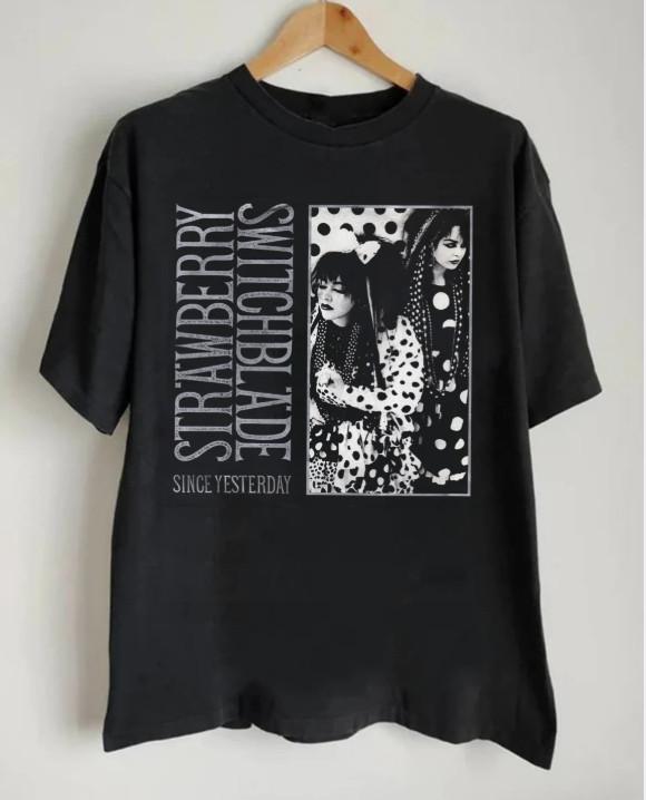 Футболка Strawberry Switchblade Since Yesterday 1984 Хлопковая футболка Размеры от S до 5XL Унисекс футболка