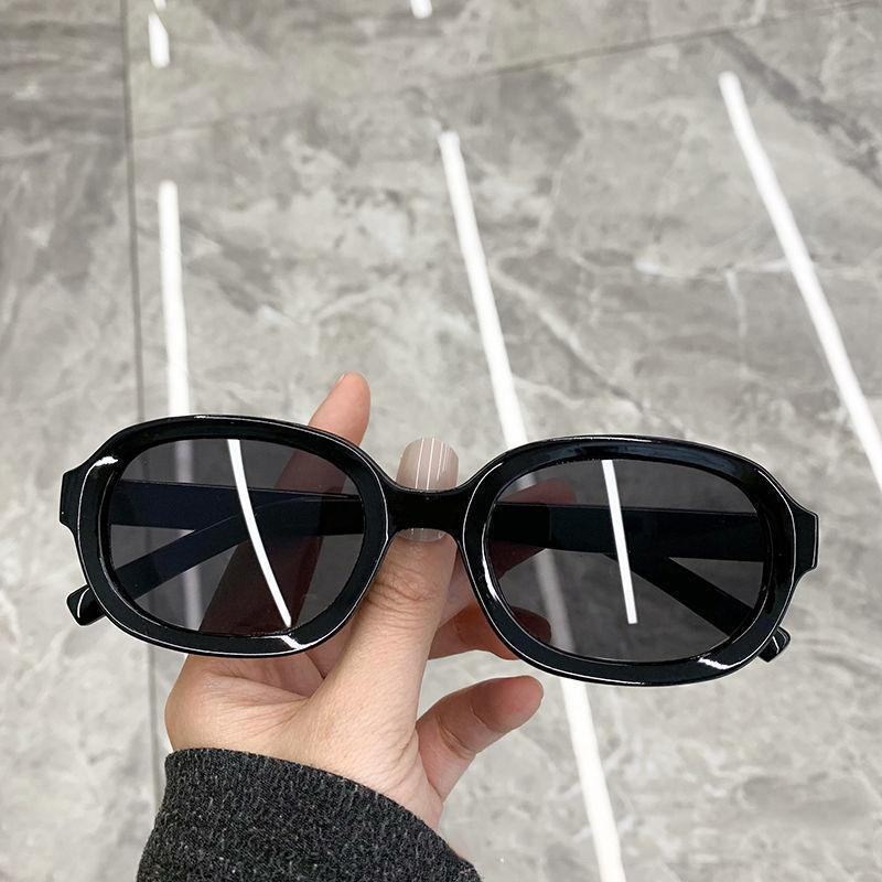 New Fashion Vintage Sunglasses Women Brand Designer Retro Rectangle Sun Glasses Female Ins Popular Ellipse Square Eyewear