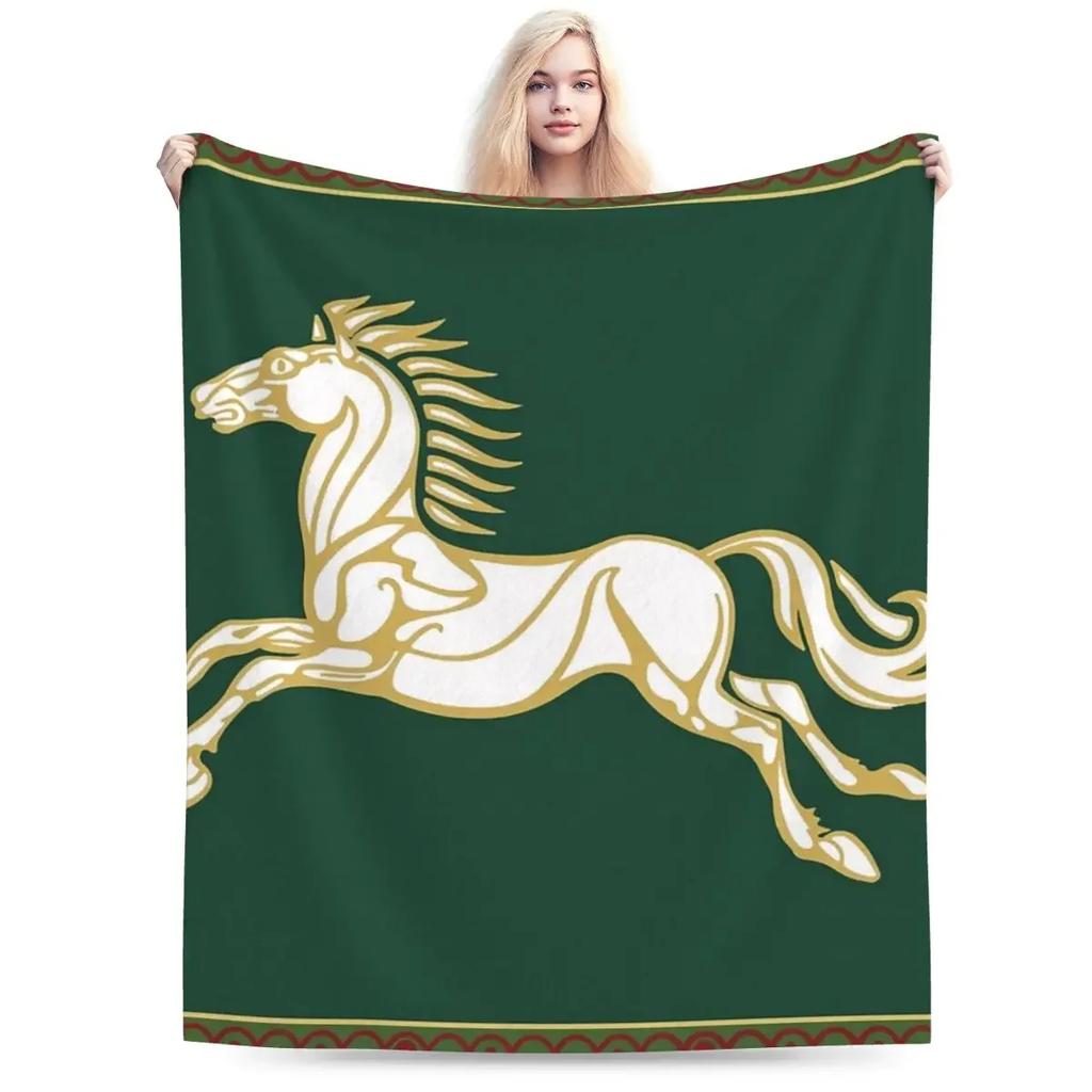 Banner Of Rohan Blanket Soft Warm Flannel Throw Blanket Bedspread for Bed Living room Picnic Travel Home Couch