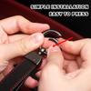 gzbf5 2026 Suede Leather Men Key Chain Rings Luxury Women Car Keychain For Mitsubishi Lancer ASX L200 Attrage Pajero Sport Accessories