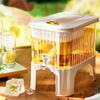 4.5L Cold Water Pitcher Large Capacity Portable Fridge Beverage Dispenser Detachable Base Cold Kettle for Parties and Daily Use