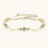 Silvere Glam Модный и простой браслет из муассанита из Европы и Америки с нишевым дизайном и элегантным подарком на День святого Валентина