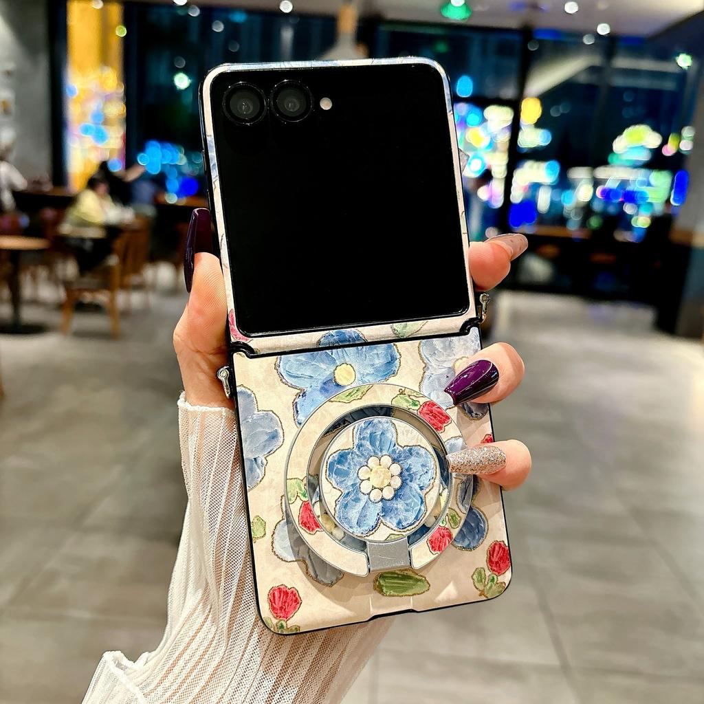 Применимый чехол для мобильного телефона motorazr11ultra pocket1 бронзовый painted flower purax мультяшный mixflip