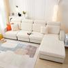 Livingroom Stretch Jacquard Fleece Sectional Sofa Covers Anti-Slip Couch Cushion Slipcover Sofa Mat Cover for Home Hotel
