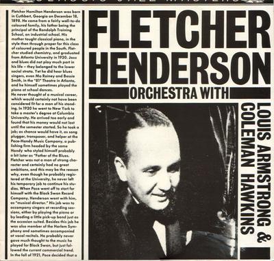 Виниловая пластинка FLETCHER HENDERSON & HIS ORCHESTRA, - Fletcher Henderson Orchestra With L CJM88507 Классический джаз Ma 1983 Нидерланды Джаз Б/у