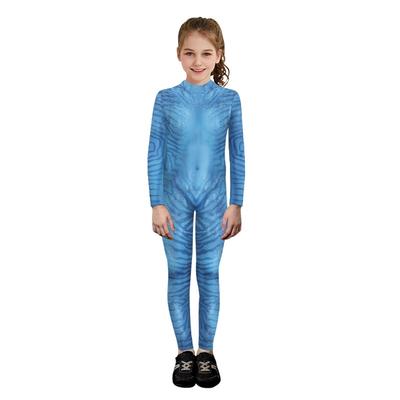 Европейская и американская детская одежда для косплея с аватарами, костюмы персонажей, цифровая печать, обтягивающий комбинезон