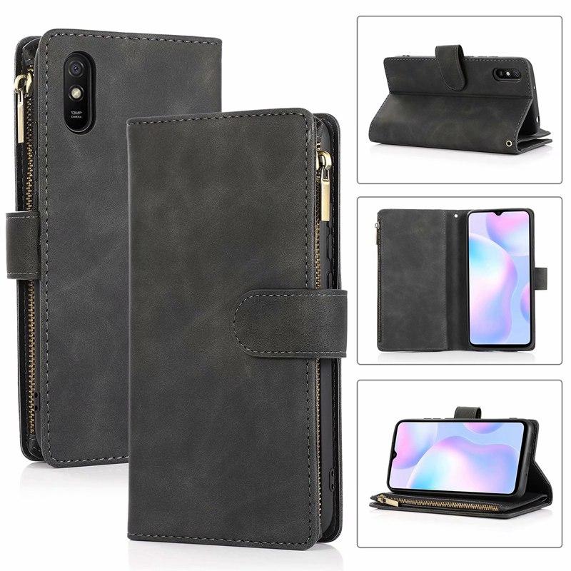 Высококачественный чехол-книжка из искусственной кожи для телефона с держателем кредитной карты для iPhone Samsung Galaxy Xiaomi Huawei