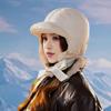 Женская зимняя шапка с полной защитой от ветра, толстая, со шнуровкой и ремешком, мягкая, холодная шапка Lei Feng