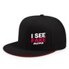 Printed Letters ISEE FAKE PELOPE Must-Have Spring And Summer Flat Brimmed Hat Men And Women Fashionable And Hip-Hop Cap