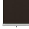 Outdoor Roller Blind 120 x 140 cm Brown