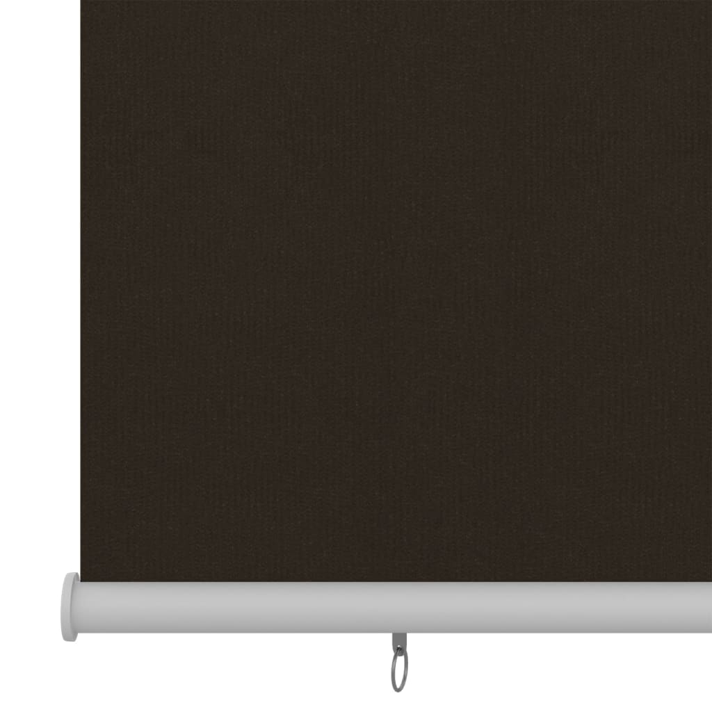 Outdoor Roller Blind 120 x 140 cm Brown