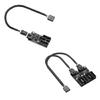 USB 2.0 9-контактный разъем (папа) на 2/4 9-контактных разъема (мама) Кабель-адаптер для расширения внутренних портов материнской платы