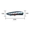 Amber LED Flowing Sequential Side Mirror Dynamic Turn Signal Light for Toyota 14th Crown S210 With White Daytime Running Light