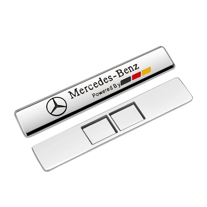 CQV1 1PC Car Body Trunk Metal Sticker Car Badge Decoration Accessories For Mercedes Benz AMG W204 W205 W203 W211 W212 W213 W201 W210