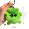 Hairball Small Coal Ball Elf Key Chain Cute Bag Pendant Female Pendant Small Monster Keychain Doll