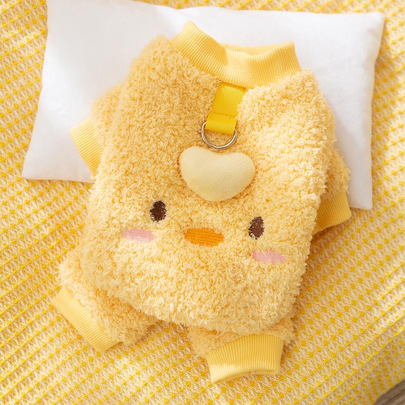 Одежда для кошек на четыре лапы осень и зима теплая британская короткошерстная голубая кошка кукла котенок щенок собака питомец флис