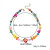 Resin Fish Charms Pendant Scallops Beaded Necklace Jewelry Colorful Fish Necklace  Women