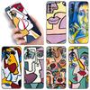 Picasso Abstract Art Painting Phone Case For Xiaomi Redmi Note 5 6 9T K20 K40 K50 Pro 7A 8A 9A 9C 9i 10A 10C A1 S2 Black Cover
