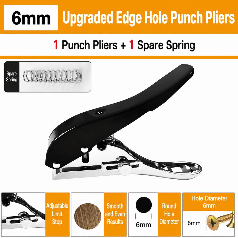Metal Circle Hole Puncher 8-15mm Hole Punching Tools Creative Eyelet Puncher