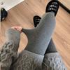 200/1900D Женские теплые вязаные колготки Плотные хлопковые Осенние зимние Эластичные колготки С высокой талией Чулки С вертикальными полосками Леггинсы