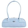 New Originals Matte Velour Polyurethane Baguette Bag Shoulder Bag Women's Blue KE4016