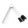 15pcs Remove Tool Carburetor Carbon Needle Brushes Tool Kits Cleaning Needles Test Tub