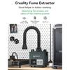Вытяжка дыма Creality 100 Вт, мини-настольный поглотитель дыма, удаление сильного всасывания с 3 этапами