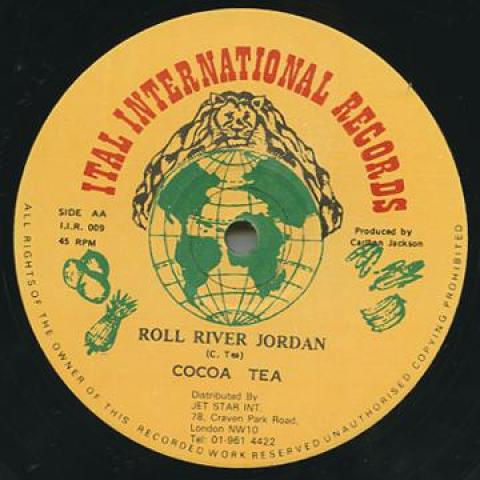 12-дюймовая пластинка COCOA TEA Roll Река Иордан Версия Обязательно G IJR009 Ital Internatio 1987 Великобритания Регги Ска Даб