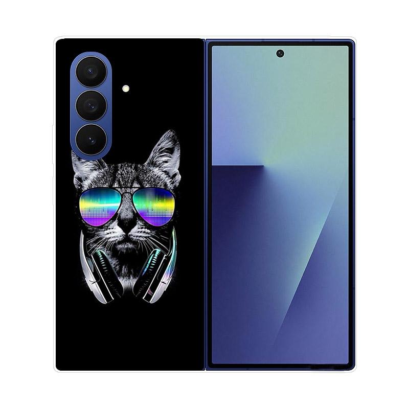 Роскошный прозрачный чехол для Samsung Galaxy Z Fold 7 5G, задняя крышка, прозрачный жесткий ПК, ударопрочный защитный корпус для Samsung Z Fold7