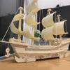 3D Пазл Древний Парусник Деревянное Ремесло Конструктор, Сделай Сам Сборная Деревянная Модель Незаконченное Ремесло Хобби Лодка Пазл