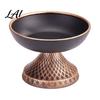 Wrought Iron Pillar Candle Holder Vintage Holder Retro Taper Stand Tabletop Decorative Stand for Wedding Dining Table Fireplace Mantel Shelf