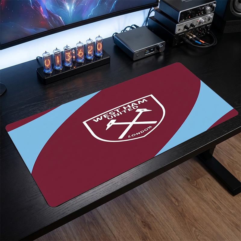 West Ham United Футбольный Принт Большой Коврик для Мыши, Противоскользящий Расширенный Игровой Коврик для Стола для Офиса Дома
