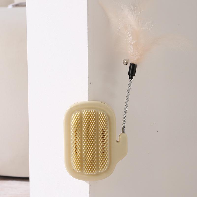 Устройство для массажа и царапания питомцев: Игрушка для кошки/собаки и когтеточка