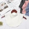 Windproof Turtleneck Cotton Scarf Fashion Fake Collar  Women