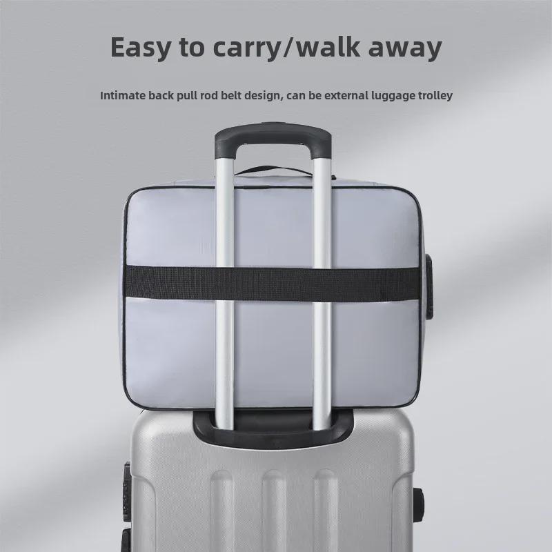 Большая огнестойкая и водонепроницаемая сумка для хранения дорожных документов - безопасный органайзер для паспортов и файлов