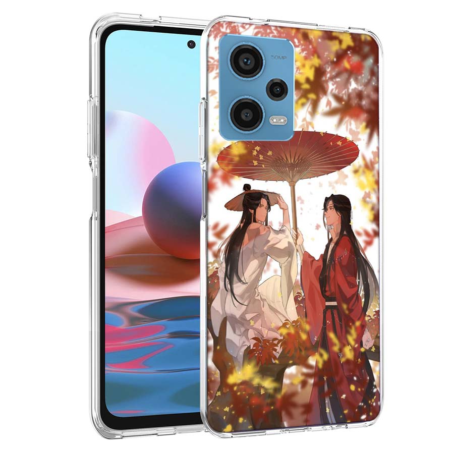Чехол для телефона Tian Guan Ci Fu для Redmi Note 13 12 14 15 Pro Plus 13R 11 11T 11E 11S 10 Pro 10S 9 9S Защитный чехол из прозрачного ТПУ Capa Case