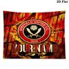Custom Name Sheffield United Printed Tapestry – Wall Hanging for Bedrooms, Dorms, and Home Decor