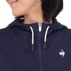 Coq Sportif Blouson Full water light rain облегченный гольф QGWXJK01 NV00 S [Le Golf] [Stretch Forcer] молния, водоотталкивающий, совместимый, ветрозащитный, женский