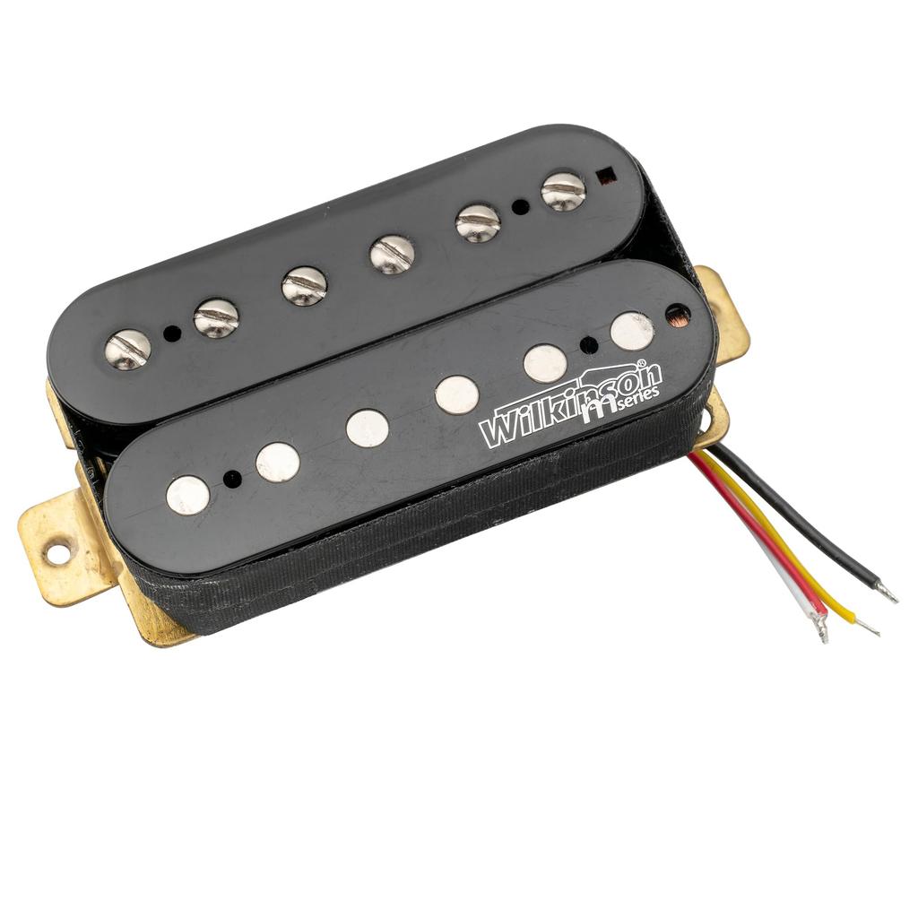 Wilkinson WOHHB Керамический Перегруженный Открытый Звукосниматель Humbucker для Электрогитары Черный Гриф,