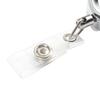 1pc Unisex Metal Stationery Anti-Lost Clip Lanyards Badge Holder Retractable Key Ring