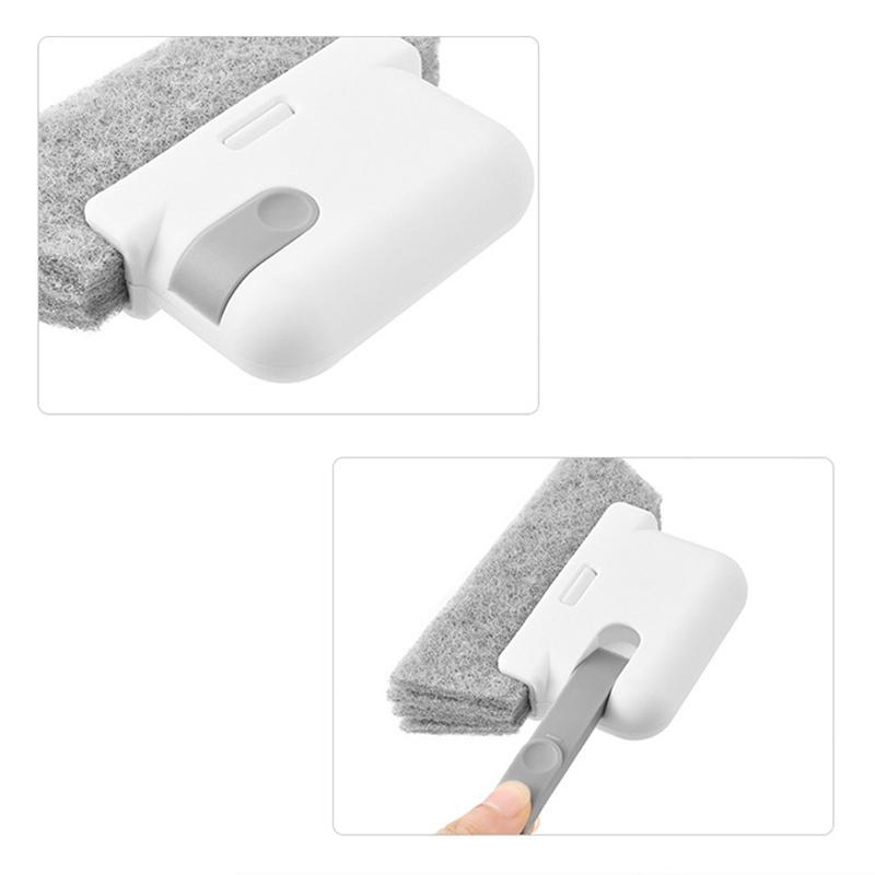 Ткань для чистки оконных пазов, щетка для ручного мытья дверных зазоров, клавиатуры, кухонных полов, бытовых инструментов для уборки