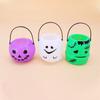10pc Halloween Candy Bucket Pumpkin Bucket Portable Basket Kids Favor Trick Or Treat Bucket Halloween Party Decoration Supplies