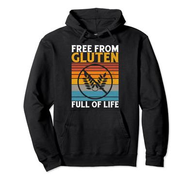 Толстовка Gluten Lifeful с капюшоном Без глютена, бесплатно.