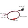 4pcs 12V 0.2W Led Light Source Plastic Mini Illuminator L-type LED Emitter Side Glow Fiber Optic Lamp Car Use 3/5/8MM Hole