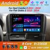 Мультимедийный плеер для автомагнитолы для Opel Combo 3 2011 - 2018 Для Fiat Doblo 2 2010 - 2014 Android 14 WiFi Головное устройство GPS-навигация